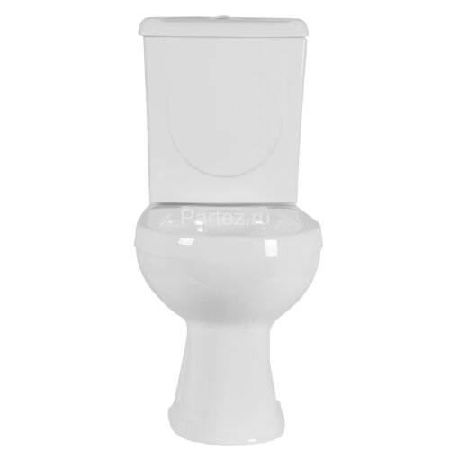 Унитаз-компакт Ирида Стандарт горизонтальный выпуск, с сиденьем, белый (40301110602)