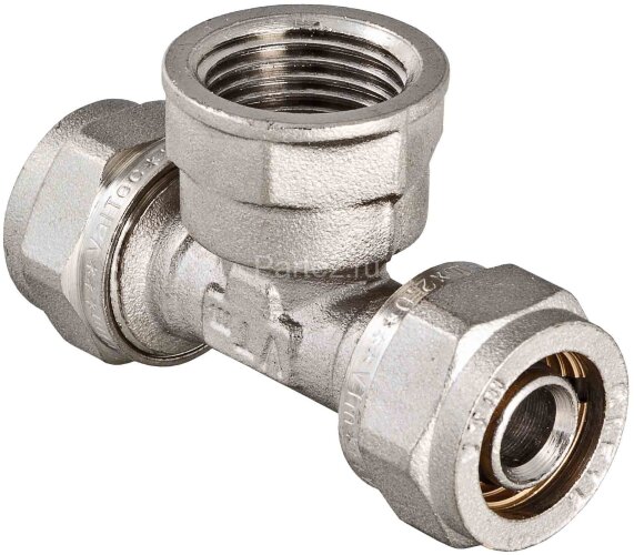 Тройник обжимной с внутренней резьбой 20х1/2"х20 VALTEC