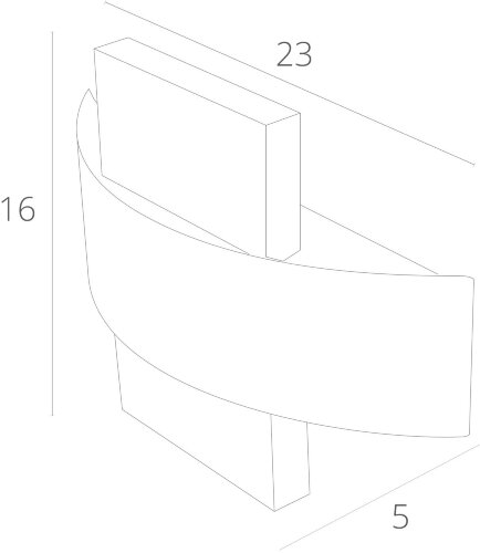Настенный светильник Arte Lamp A1444AP-1WH