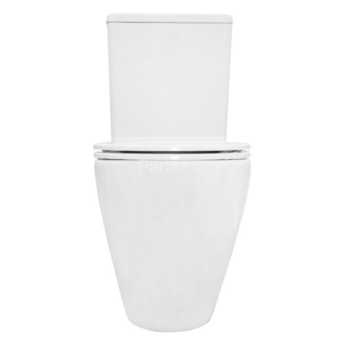 Унитаз-компакт Azario Grado 665х380х845 напольный, смыв "Торнадо", безободковый, с бачком и сидением