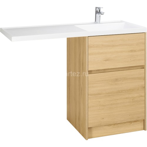 Тумба под раковину Aquaton Лондри 60 без фасада, дуб Сантана (1A266901LH0C0)