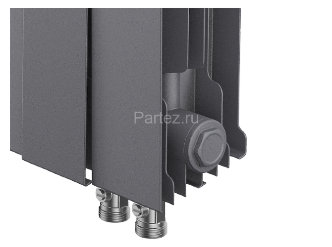 Радиатор Royal Thermo PianoForte 500 /Silver Satin - 8 секц. VDR