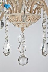 Подвесная люстра Eurosvet 10054/5 белый с золотом