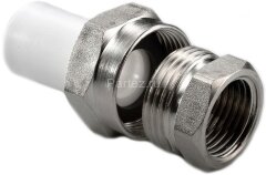 Муфта комбинированная разъемная PPR-ВР D20х1/2&quot; Ekoplastik