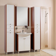 Стеклянная полка Aquaton 65, 65*12*1см, глянец, хром (1A110203XX010)