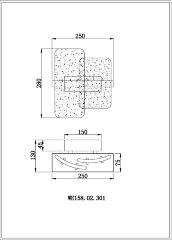 Настенный светильник Wertmark WE158.02.301