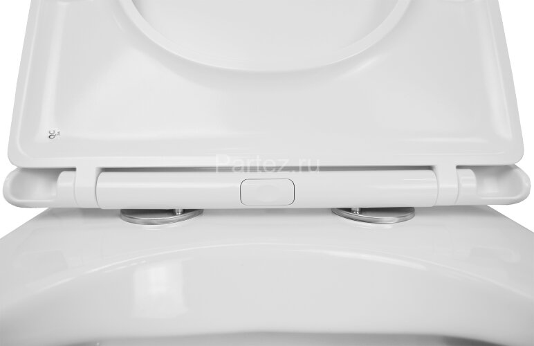 Унитаз подвесной Azario MONEO 530х365х370 безободковый, слив "Торнадо", в комплекте с быстросъемным 