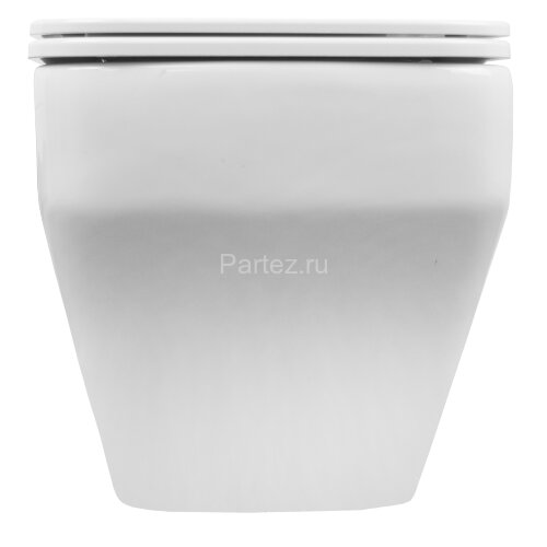 Унитаз подвесной Azario MONEO 530х365х370 безободковый, слив "Торнадо", в комплекте с быстросъемным 