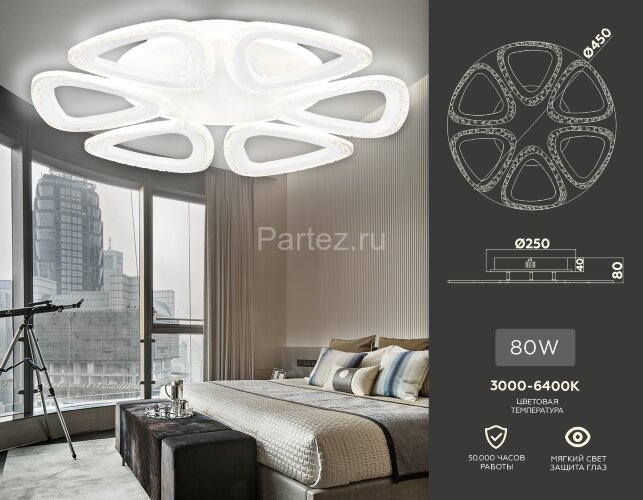 Потолочная люстра Ambrella FA4518