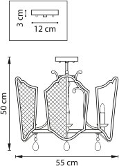 Потолочная люстра Lightstar 744057
