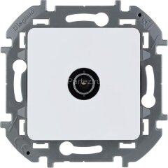 Розетка телевизионная проходная TV Inspiria 14дБ 5-862мГц механизм бел. Leg 673860