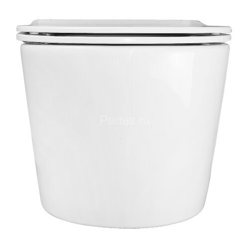 Унитаз подвесной Azario Ollin 360х535х371 безободковый, слив "Торнадо", с быстросъемным сиденьем мик