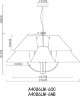 Подвесная люстра Arte Lamp A4086LM-6AB