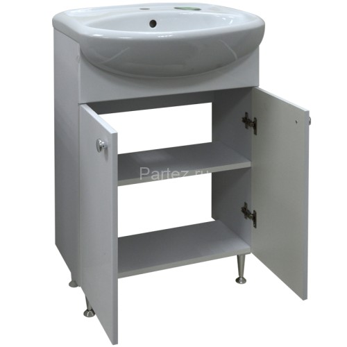 Комплект тумба Моника New 50 напольная 500х800х300 с раковиной Арго 50 (CS00076238)