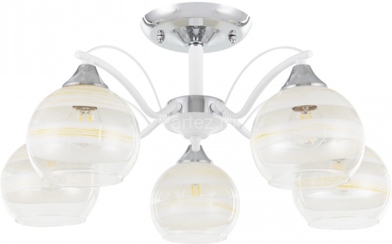 Потолочная люстра Arte Milano 326503/5 CR+WH