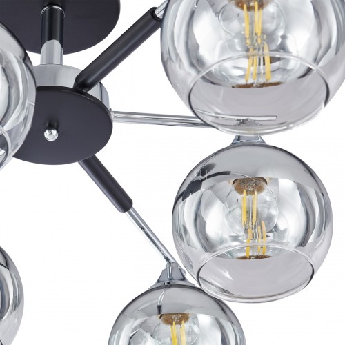 Потолочная люстра Arte Milano 339354/6 CR+BK