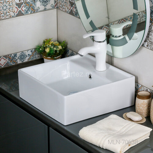 Накладная раковина melana mln-7063b