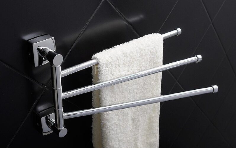 Полотенцедержатель Fixsen Kvadro рога тройные, хром (FX-61302A-3)