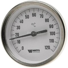 Термометр биметаллический F+R801 OR 100mm 0-120°C G1/2 75mm