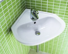 Раковина угловая JIKA Z_DEEP BY 550 мм, белая (8.1661.4.000.104.1)