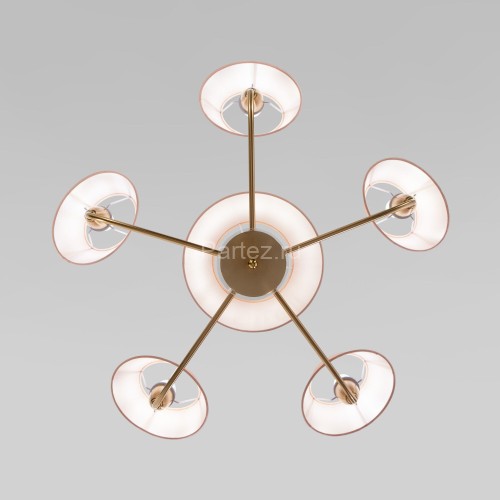 Подвесная люстра Eurosvet 60153/8 латунь