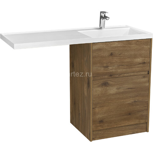 Тумба под раковину Aquaton Лондри 60 без фасада, дуб рустикальный (1A266901LHDR0)