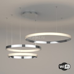 Подвесная люстра Eurosvet 90275/3 хром