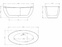 Акриловая ванна ABBER AB9236