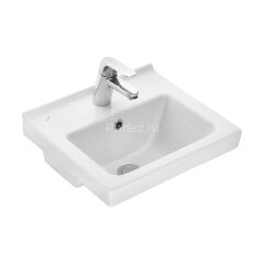 Раковина подвесная Santeri Визит-40 с переливом, белый (1.3117.7.S00.11B.0)