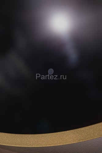 Зеркало AZARIO Monaco-GOLD d1000 бесконтактный сенсор, золотая рамка (LED-00002767)