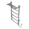 Полотенцесушитель электрический AZARIO VERONA 400/800 5 секций, с полкой, диммер справа, хром (AZ048