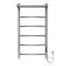Полотенцесушитель электрический AZARIO VERONA 400/800 5 секций, с полкой, диммер справа, хром (AZ048