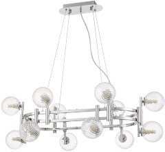 Подвесная люстра Crystal Lux LUXURY SP12L CHROME