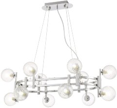 Подвесная люстра Crystal Lux LUXURY SP12L CHROME