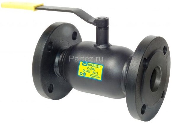 Кран шаровой стальной 11с38п Dу 80 Pу25 ф-ф