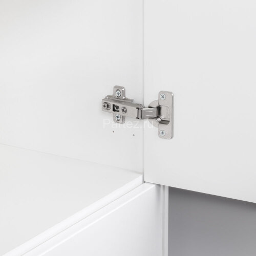 Пенал подвесной Итана Roberto 40 (400х350х1550) правый, белый глянец