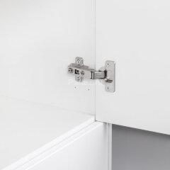 Пенал подвесной Итана Roberto 40 (400х350х1550) правый, белый глянец