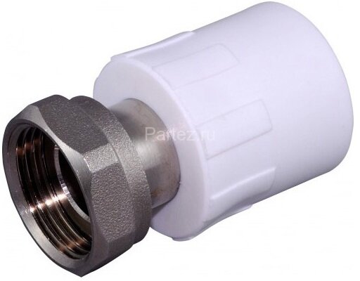 Муфта с накидной гайкой PPRC 25х1" Aquapipe
