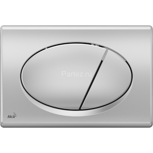 Кнопка смыва Alcadrain, хром - матовая (M72)