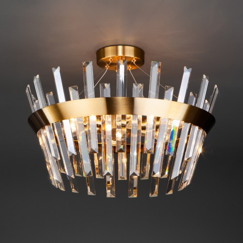 Потолочная люстра Eurosvet 10111/5 золотая бронза