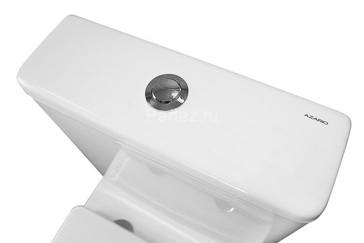 Унитаз-компакт Azario Vois 380х640х785 напольный, безободковый, в комплекте с быстросъемным сиденьем