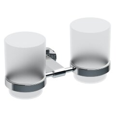 Стакан для зубных щеток Ravak Chrome CR 220.00 двойной, хром (X07P189)