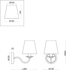 Бра Freya FR2027WL-01N