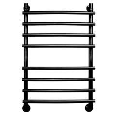 Полотенцесушитель водяной ДВИН R Primo 80/50 1"-3/4"-1/2" К3 Чёрный матовый (4627159981804)