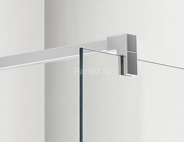 Душевая перегородка Azario CHICAGO Walk-in 1000x1950 прозрачное стекло 8 мм, цвет профиля серебро (AZ-NAR6310 1000)