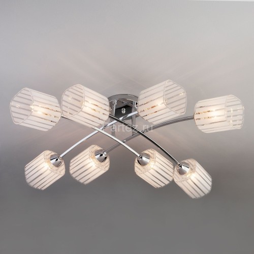 Потолочная люстра Eurosvet 30125/8 хром