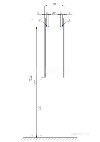 Шкафчик AQUATON Сакура подвесной, левосторонний, светлое дерево (1A220803SKW8L)