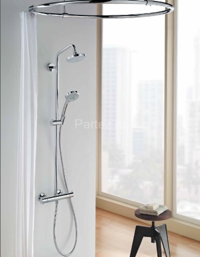 27185000 Croma 220 Showerpipe, душевая панель (с термостатом)