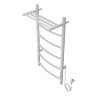 Полотенцесушитель электрический AZARIO VERONA 400/800 5 секций, с полкой, диммер справа, белый (AZ04