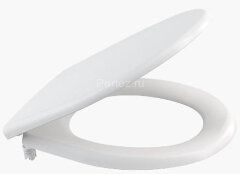 Сиденье для унитаза Duroplast Alca plast, крепление металл, белый (A601)